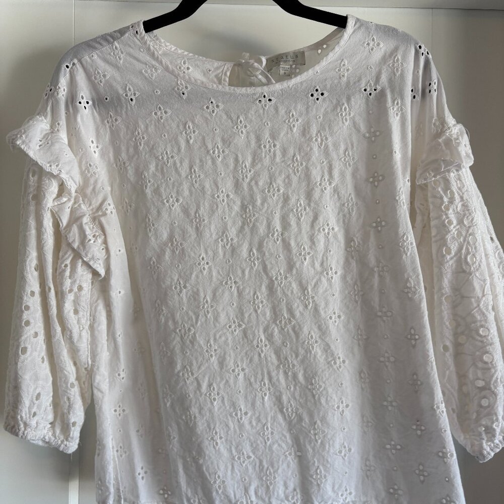 Eyelet blouse